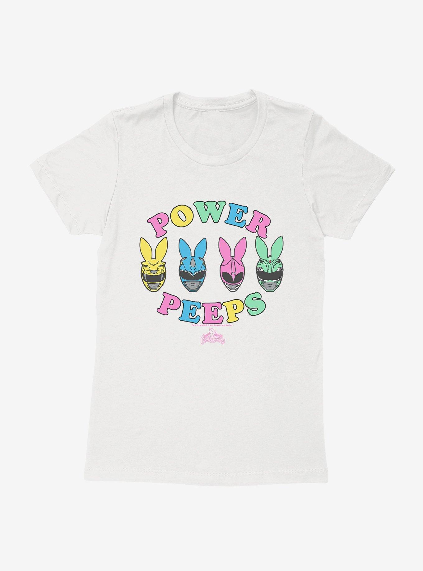 Mighty Morphin Power Rangers Power Peeps Womens T-Shirt