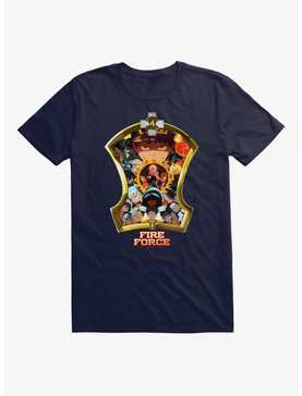 Fire Force Character Badge Fill T-Shirt, , hi-res