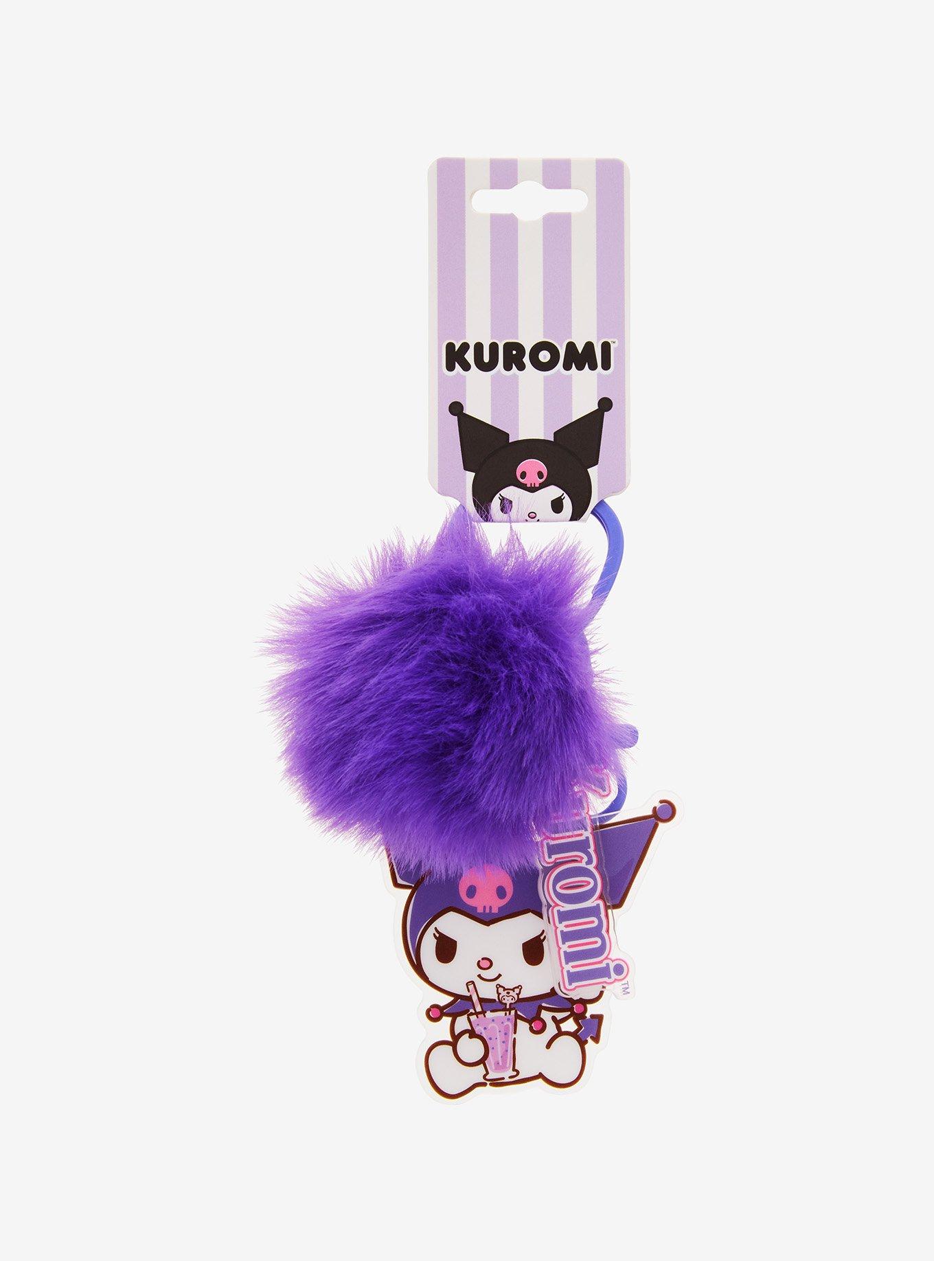 Sanrio Kuromi Pom-Pom Multi-Charm Keychain