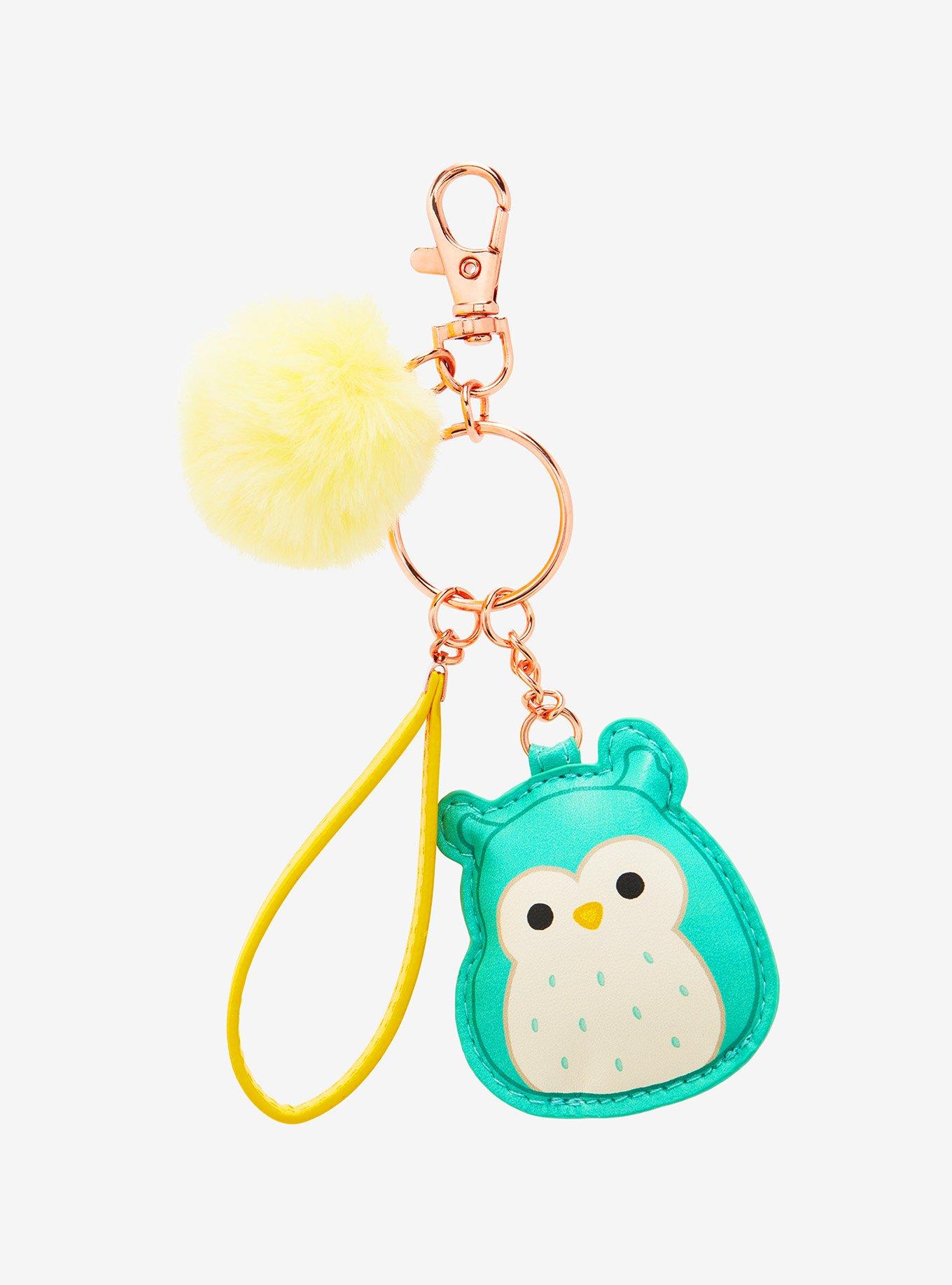 Squishmallows Winston The Owl & Puff Pom Keychain With Wristlet Strap :  Target