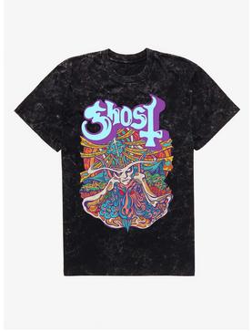 Ghost Seven Inches Of Satanic Panic Mineral Wash T-Shirt, , hi-res