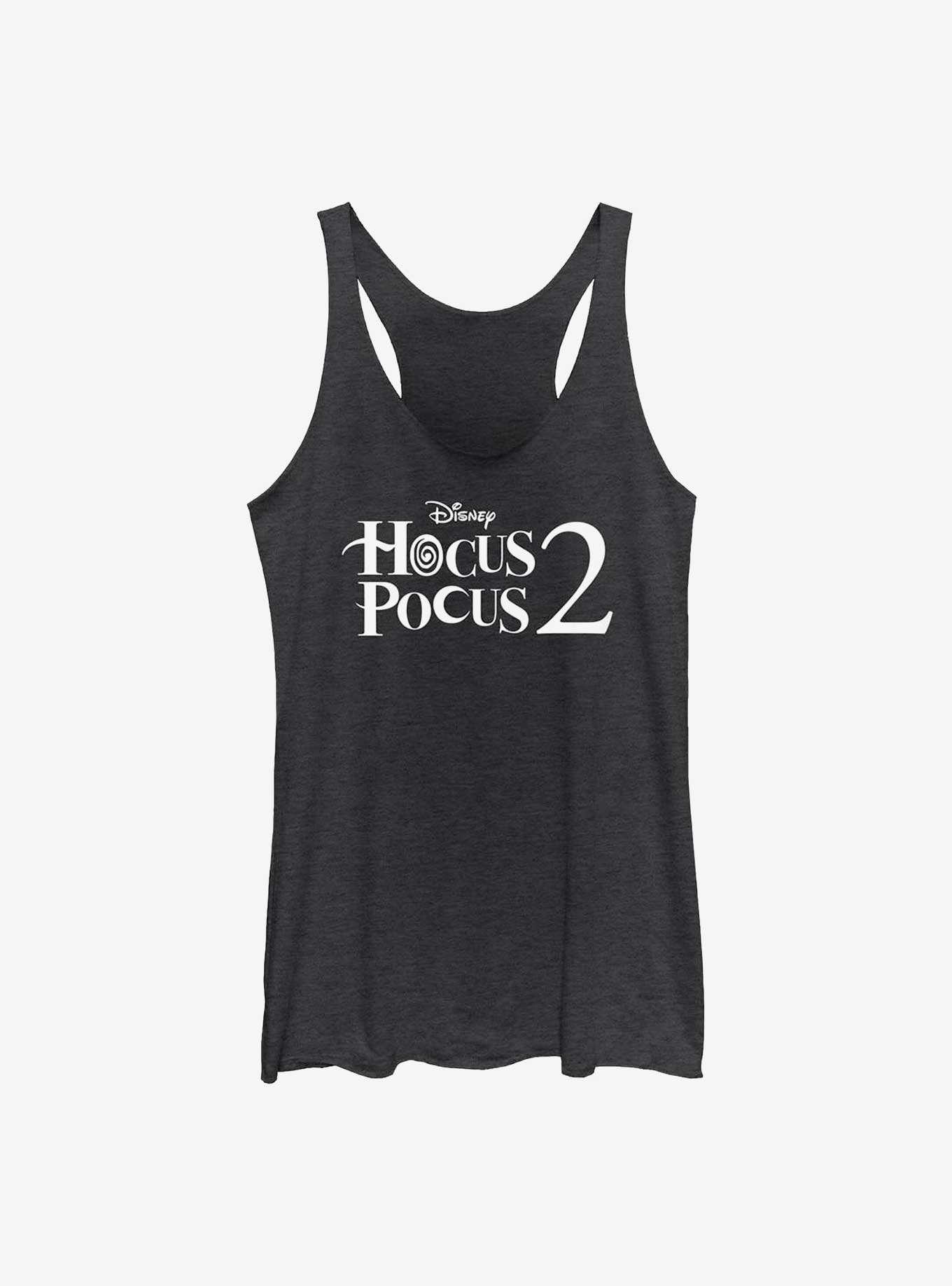 Disney Hocus Pocus 2 Stacked Logo Girls Raw Edge Tank, , hi-res