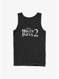 Disney Hocus Pocus 2 Stacked Logo Tank, BLACK, hi-res