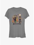 Disney Hocus Pocus Reclaim The Flame Girls T-Shirt, CHARCOAL, hi-res
