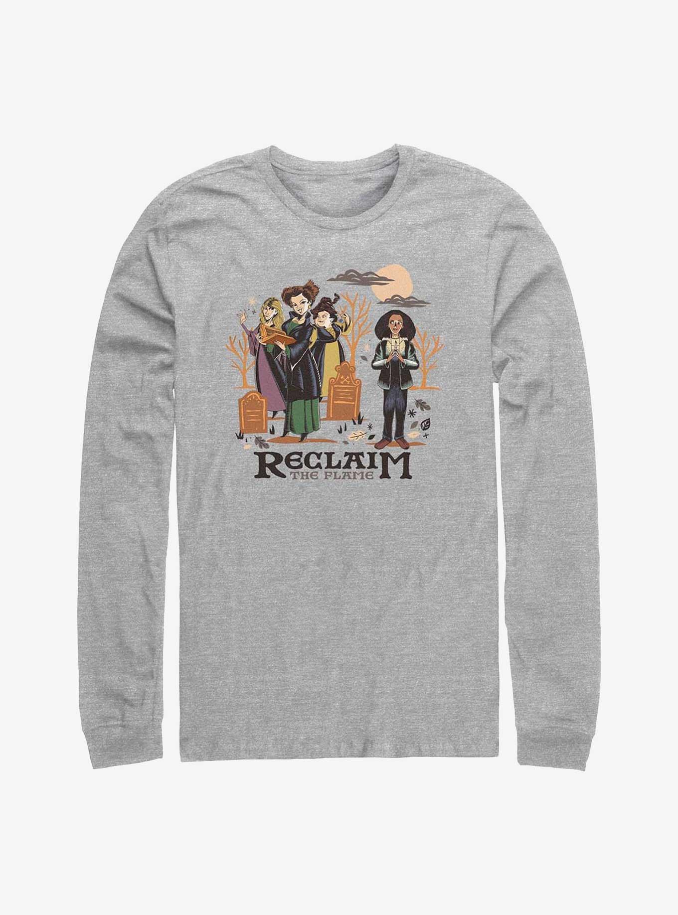 Disney Hocus Pocus Reclaim The Flame Long-Sleeve T-Shirt, ATH HTR, hi-res