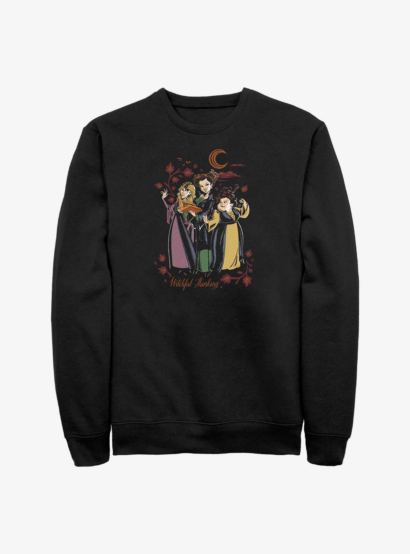 Disney Hocus Pocus Witchful Thinking Full Sweatshirt, , hi-res