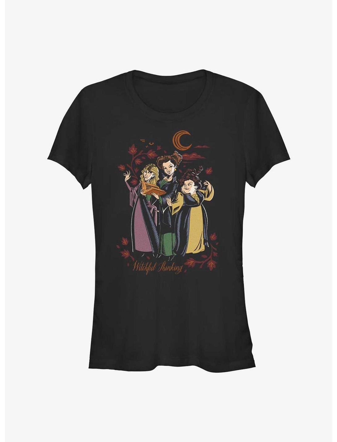Disney Hocus Pocus Witchful Thinking Full Girls T-Shirt, BLACK, hi-res
