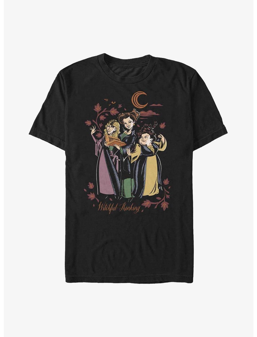 Disney Hocus Pocus Witchful Thinking Full T-Shirt, BLACK, hi-res