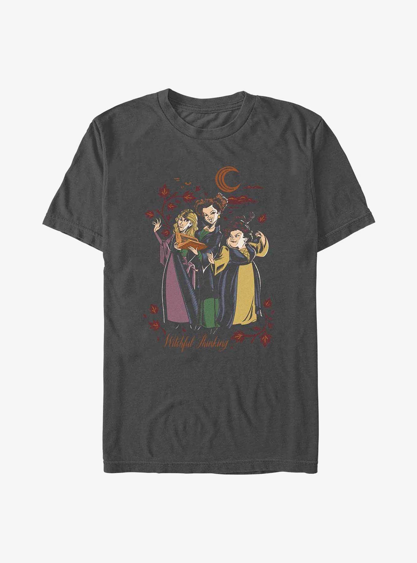 Disney Hocus Pocus Witchful Thinking Full T-Shirt, CHARCOAL, hi-res