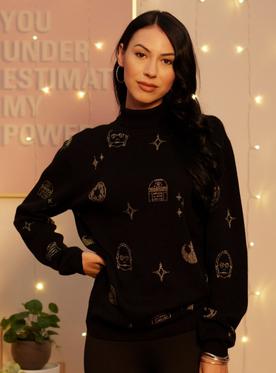Her Universe Star Wars Icons Mock Neck Sweater Her Universe Exclusive