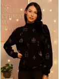 Her Universe Star Wars Icons Mock Neck Sweater Her Universe Exclusive, MULTI, hi-res