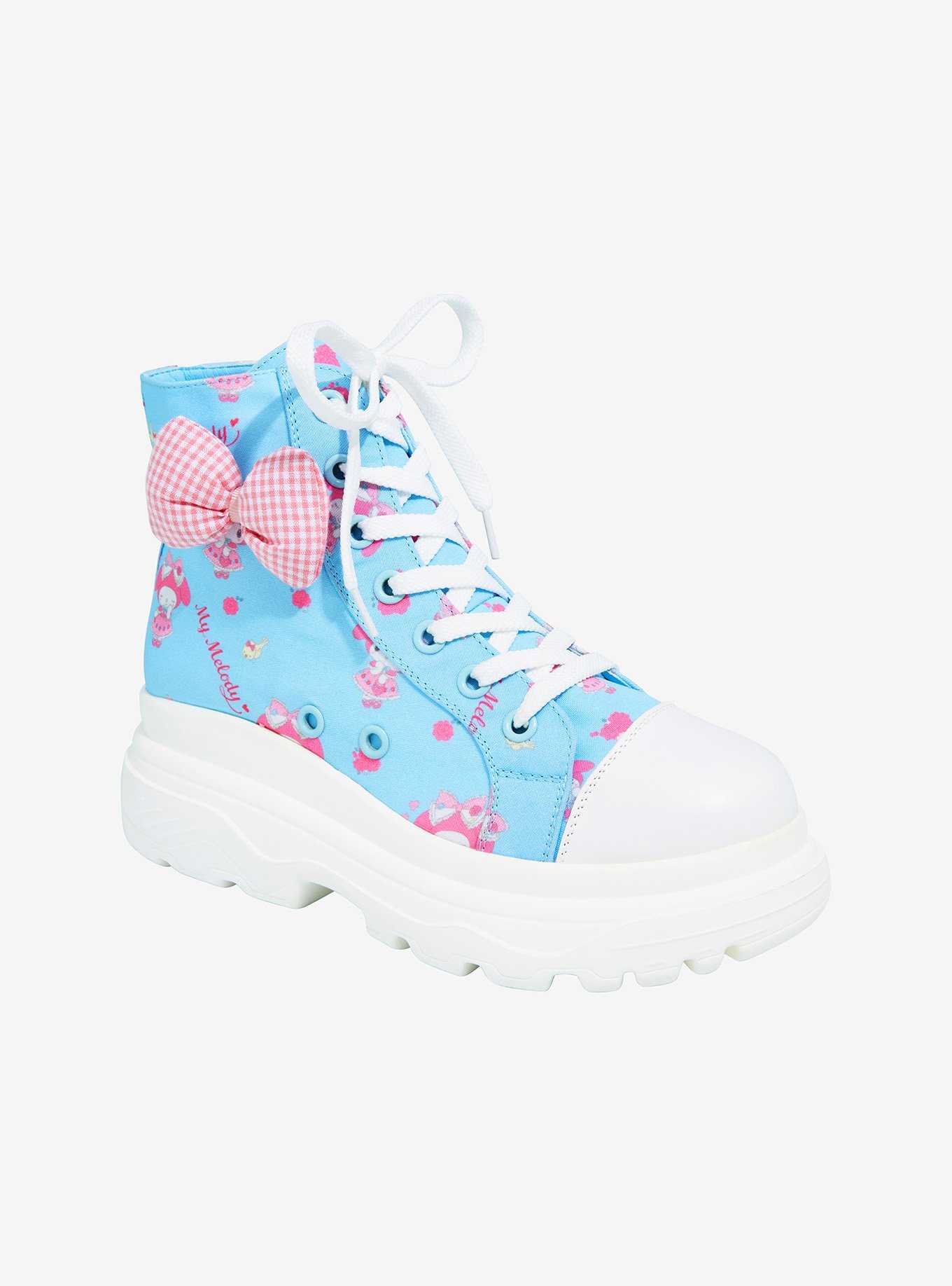 My Melody Bows High-Top Platform Sneakers, , hi-res