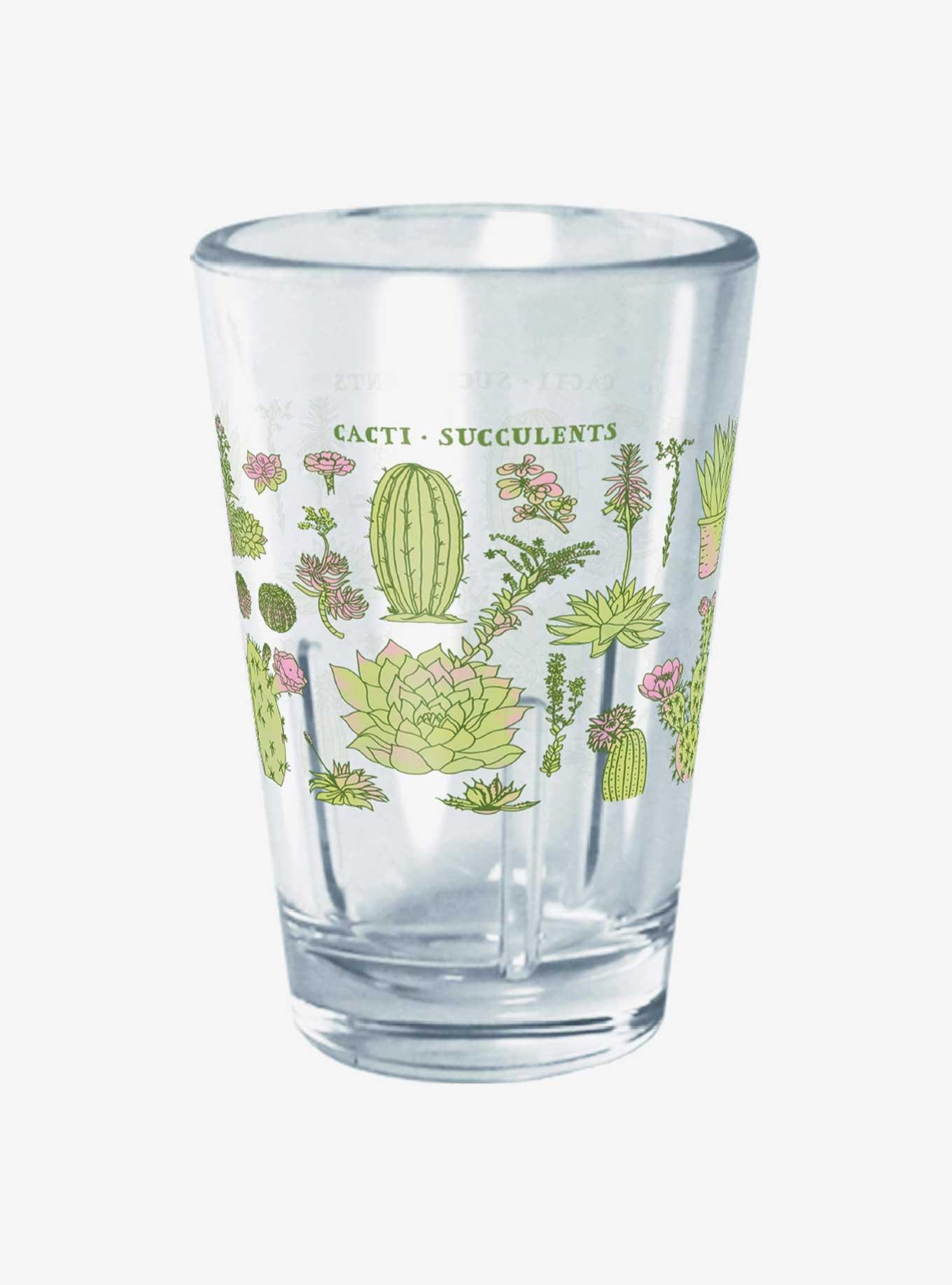 Cacti Chart Drawing Mini Glass, , hi-res
