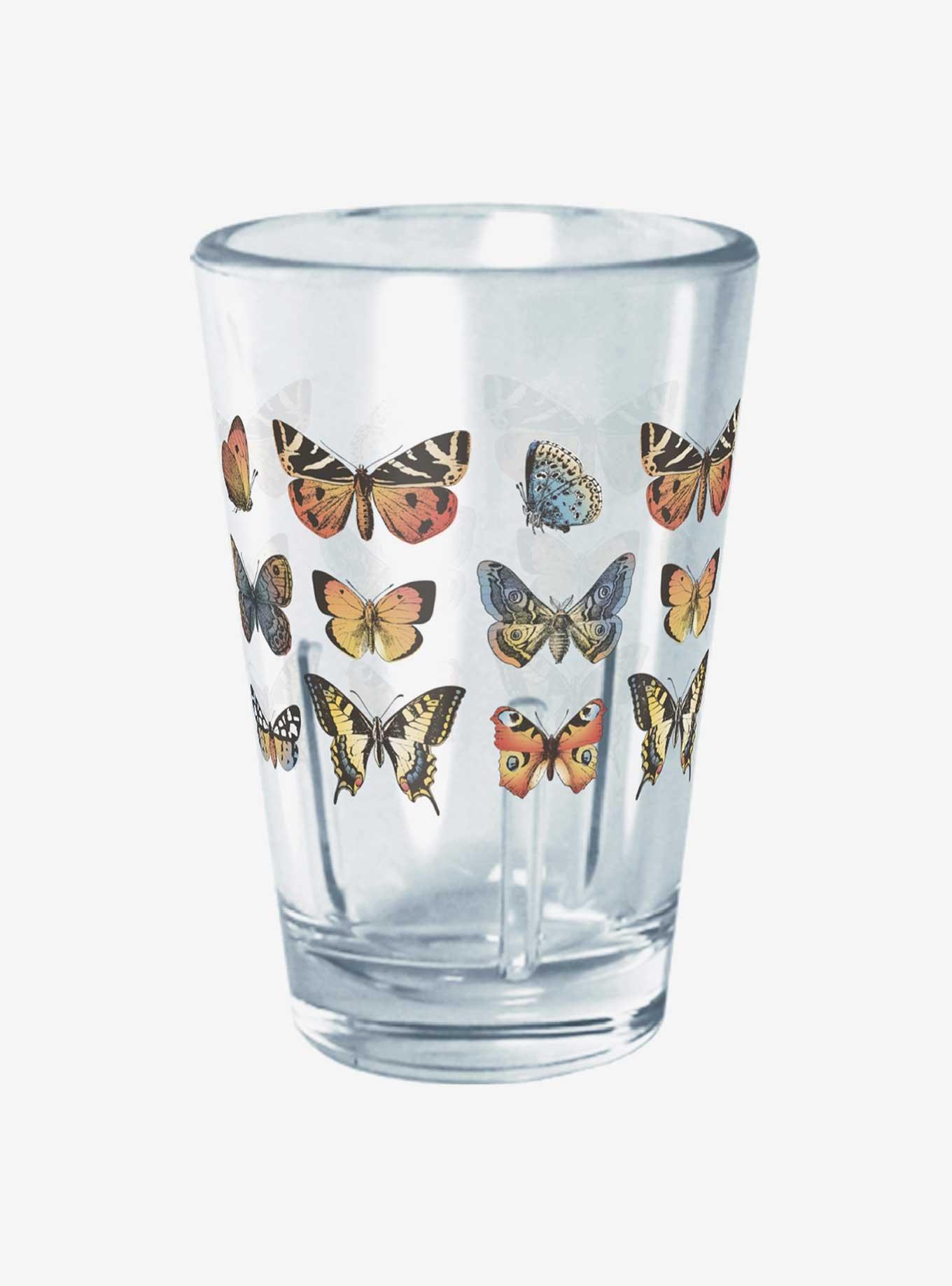 Lepidopterology No Text Mini Glass