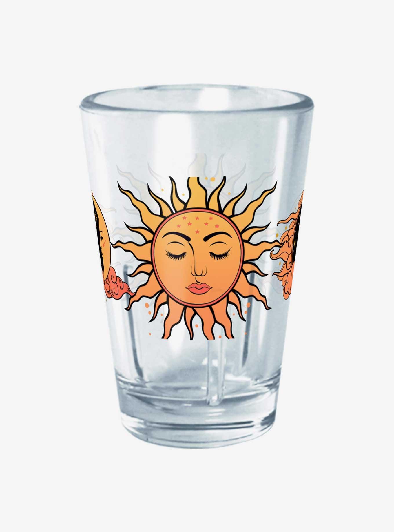 Hot Topic Sun Moon Love Mini Glass , , hi-res
