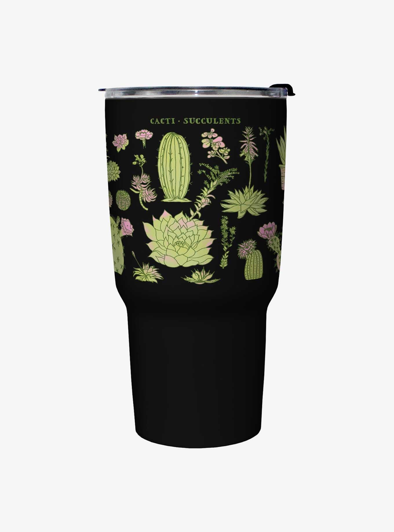 Hot Topic Cacti Chart Drawing Travel Mug , , hi-res