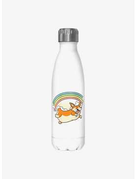 Hot Topic Corgi Rainbow Jump Water Bottle , , hi-res