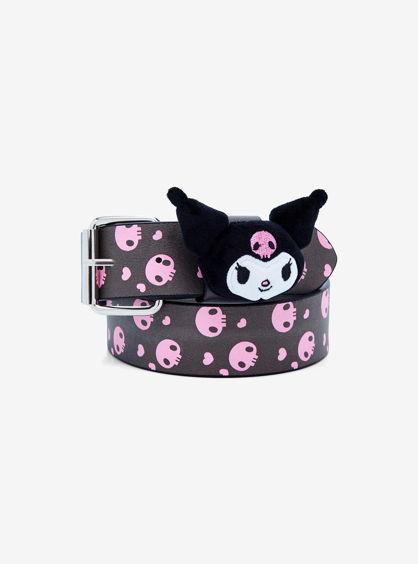 Kuromi Plush Head Belt, MULTI, hi-res