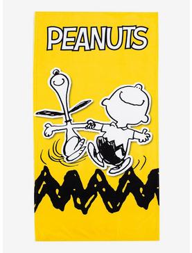 Peanuts Charlie Stripe Beach Towel, , hi-res