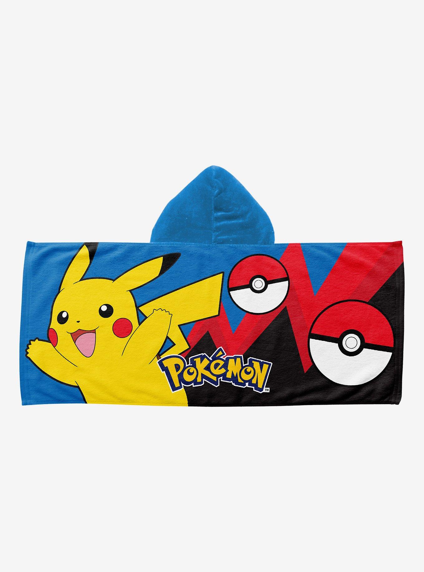 Pokemon Bounce And Bolt Hooded Youth Beach Towel, , hi-res