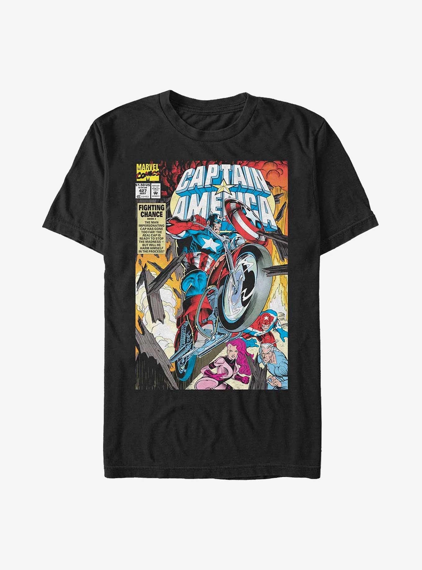 Marvel Captain America Bike Cap T-Shirt, , hi-res