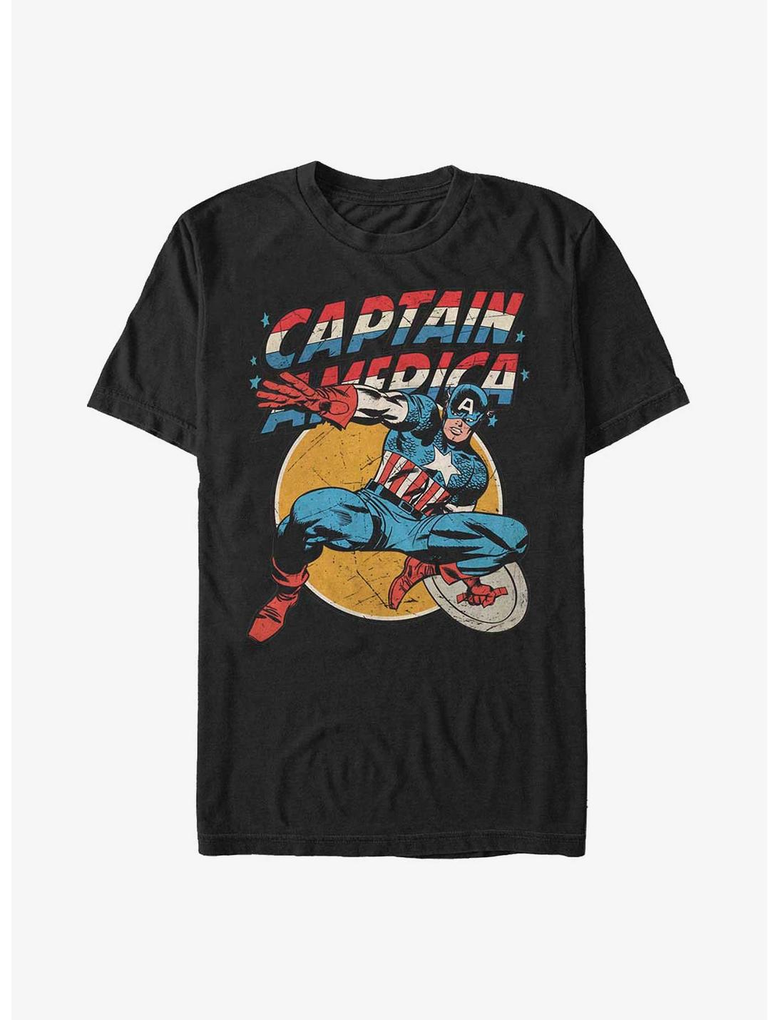 Marvel Captain America The Captain T-Shirt, BLACK, hi-res