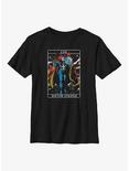 Marvel Doctor Strange Tarot Card Youth T-Shirt, BLACK, hi-res