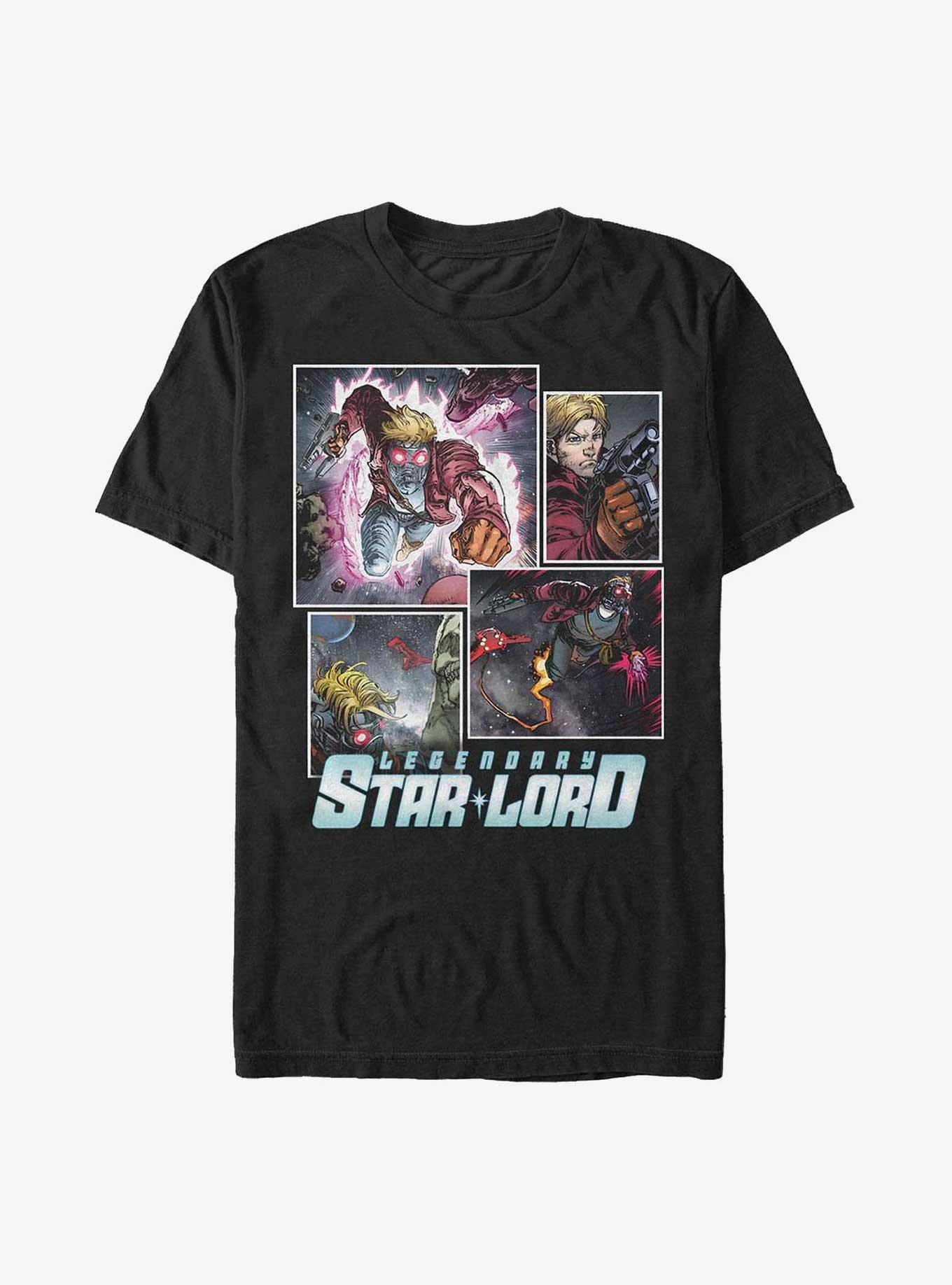 Marvel Guardians of the Galaxy Legendary Star-Lord T-Shirt, BLACK, hi-res