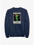 Marvel Loki The Trickster Card Sweatshirt, NAVY, hi-res