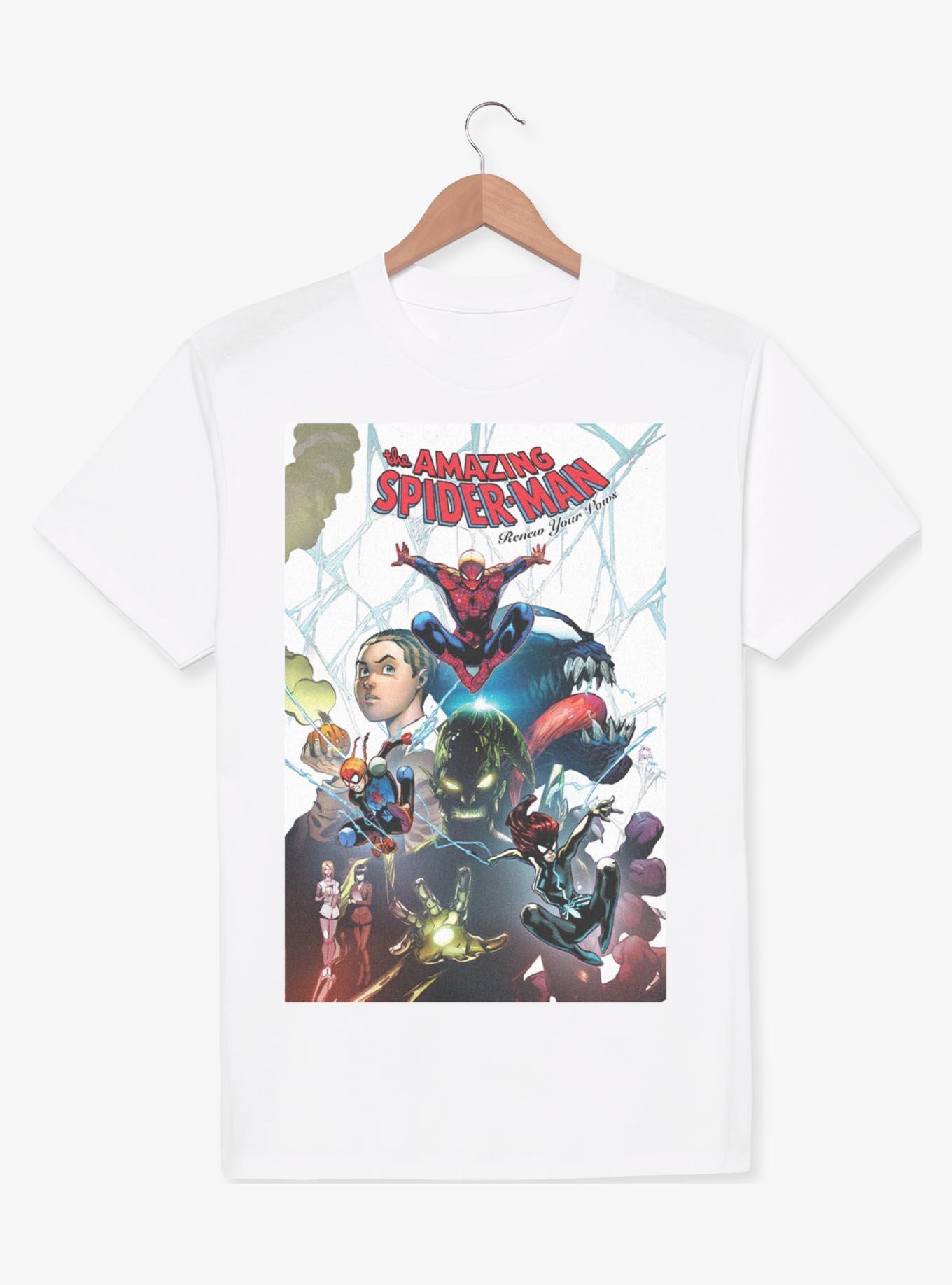 Marvel Spider-Man Enemies Poster T-Shirt