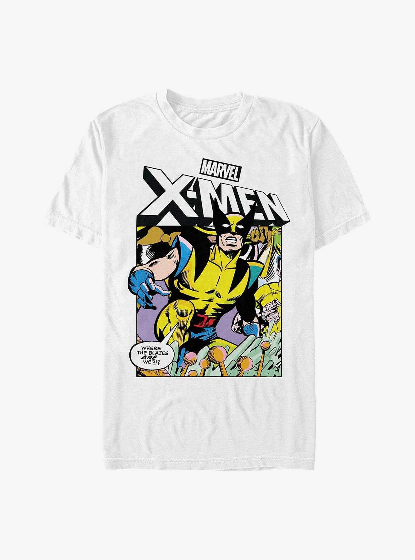 Marvel X-Men Wolverine Where The Blazes Are We T-Shirt, , hi-res