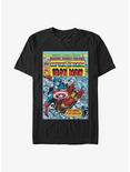 Marvel Avengers Captain America & Iron Man T-Shirt, BLACK, hi-res