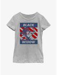 Marvel Black Widow Spy Gal Youth Girls T-Shirt, ATH HTR, hi-res