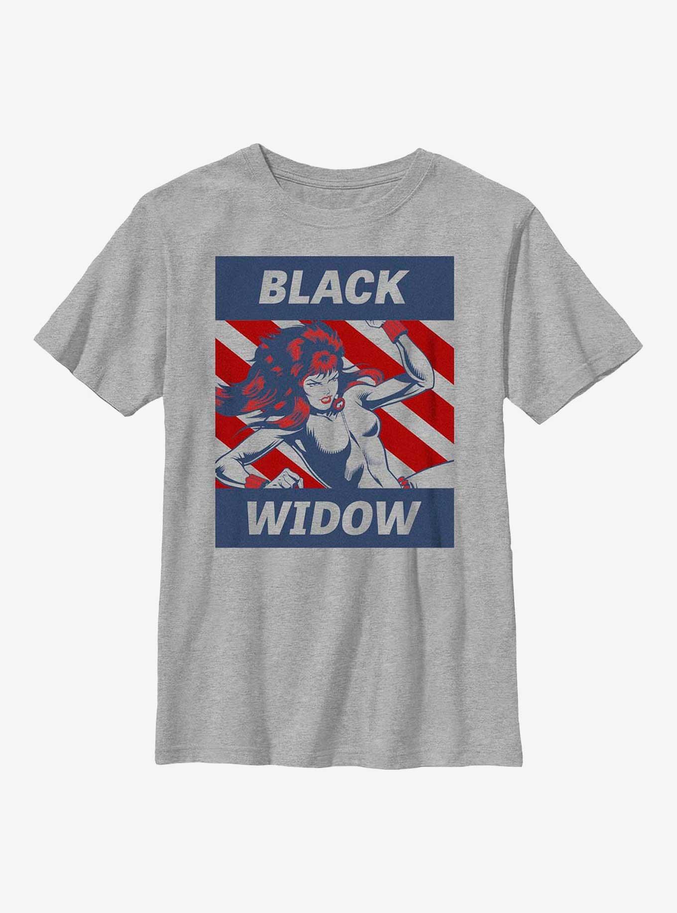 Marvel Black Widow Spy Gal Youth T-Shirt, ATH HTR, hi-res