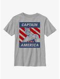 Marvel Captain America Super Guy Youth T-Shirt, NAVY HTR, hi-res