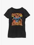 Marvel Doctor Strange Drip Logo Youth Girls T-Shirt, BLACK, hi-res