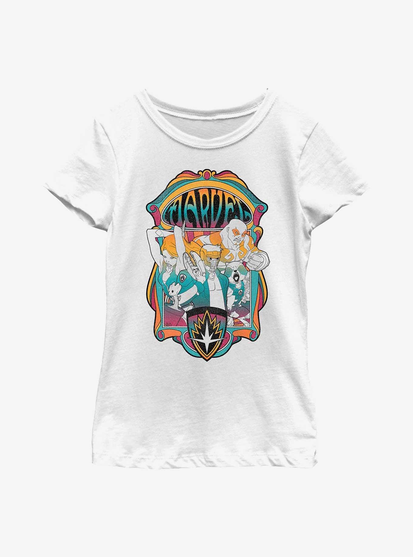 Marvel Guardians of the Galaxy Retro Galaxy Youth Girls T-Shirt, , hi-res