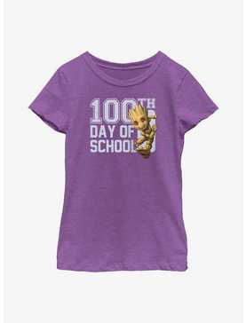 Marvel Guardians of the Galaxy Groot 100th Day of School Youth Girls T-Shirt, , hi-res