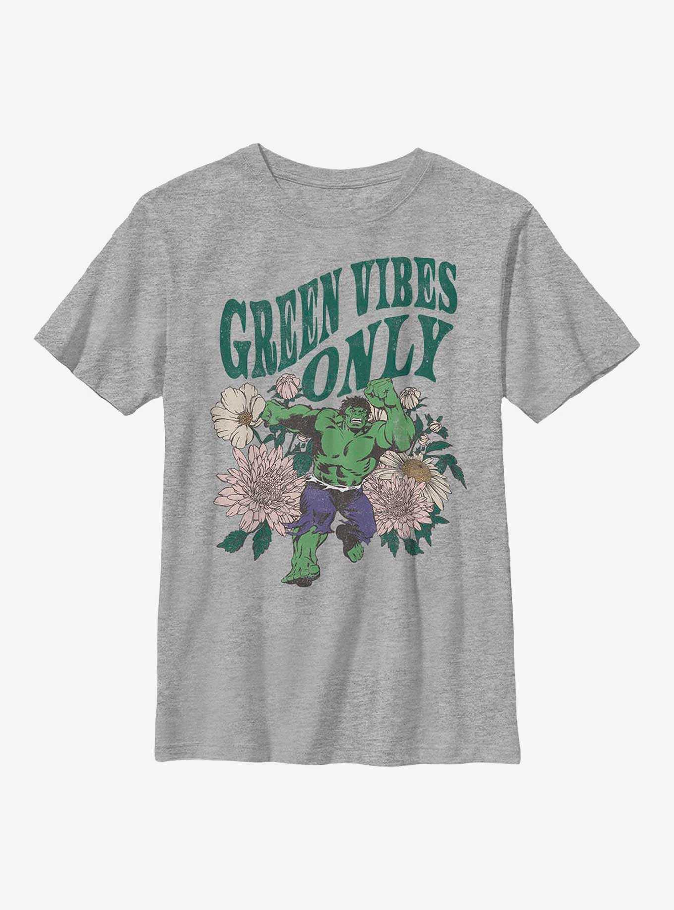 Marvel Hulk Green Vibes Only Youth T-Shirt, , hi-res