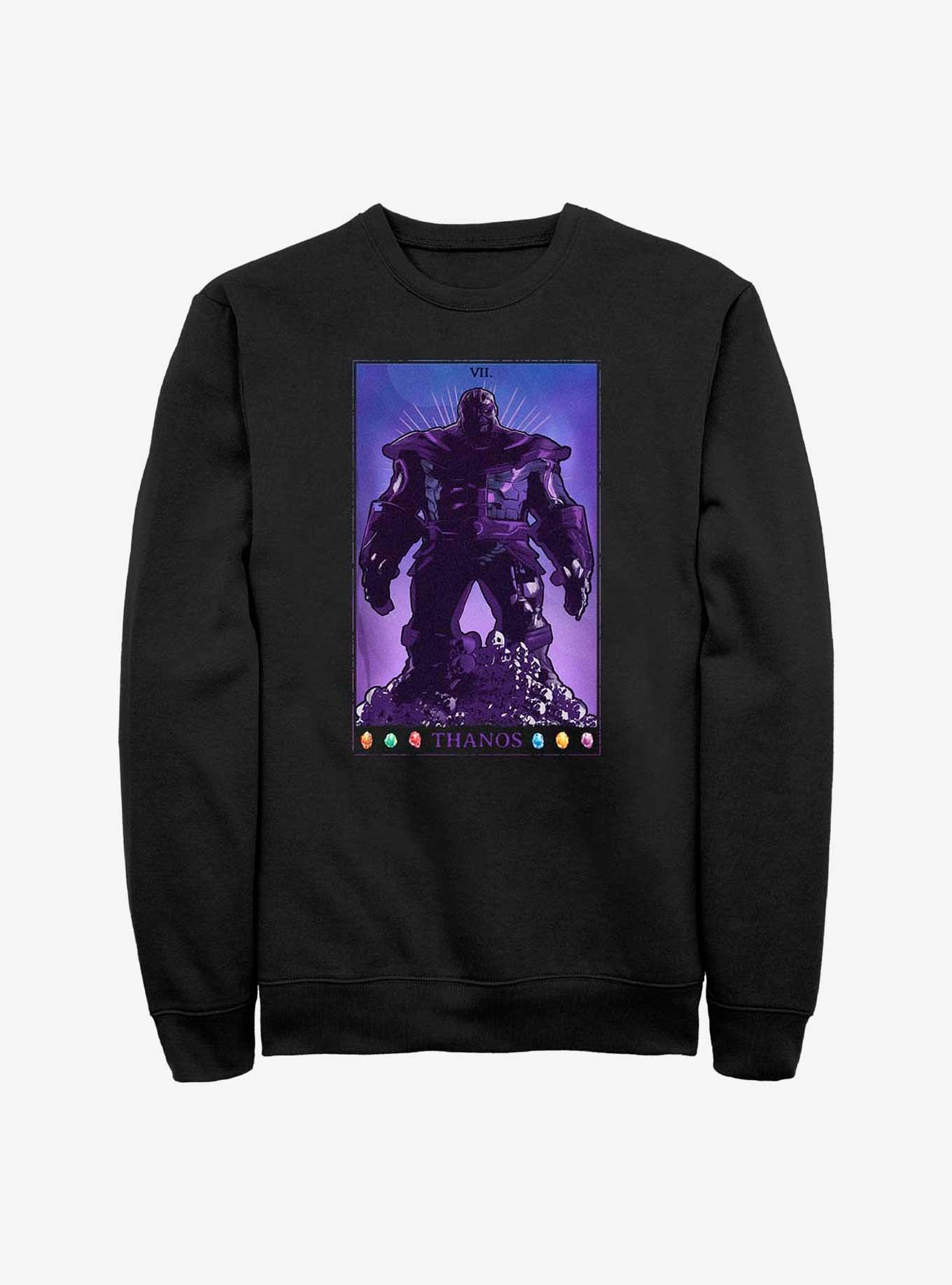 Marvel Thanos Was Right Sweatshirt, BLACK, hi-res