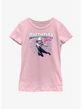 Marvel Spider-Man Spider-Gwen Birthday Girl Youth Girls T-Shirt, PINK, hi-res
