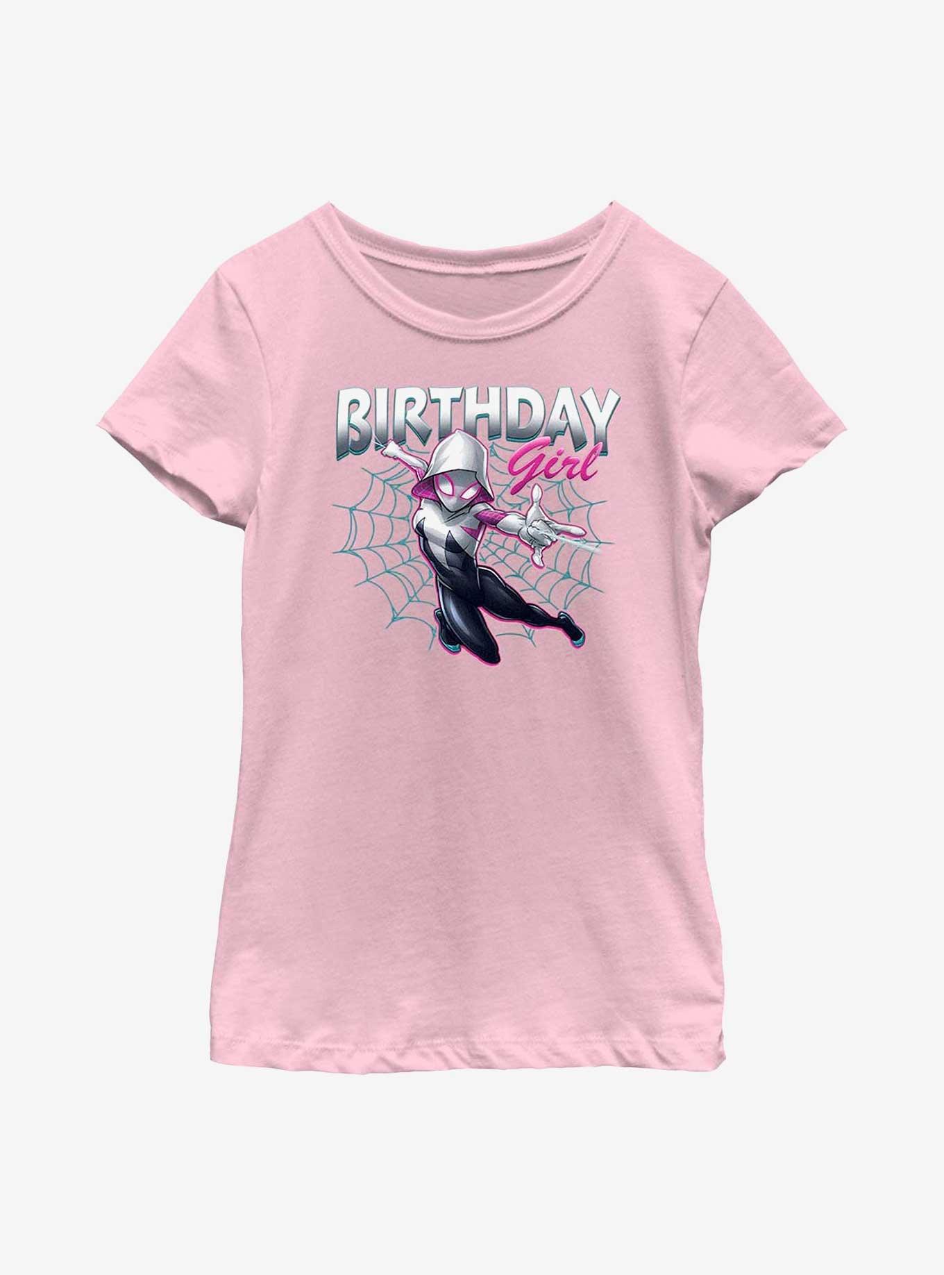 Marvel Spider-Man Spider-Gwen Birthday Girl Youth Girls T-Shirt, , hi-res