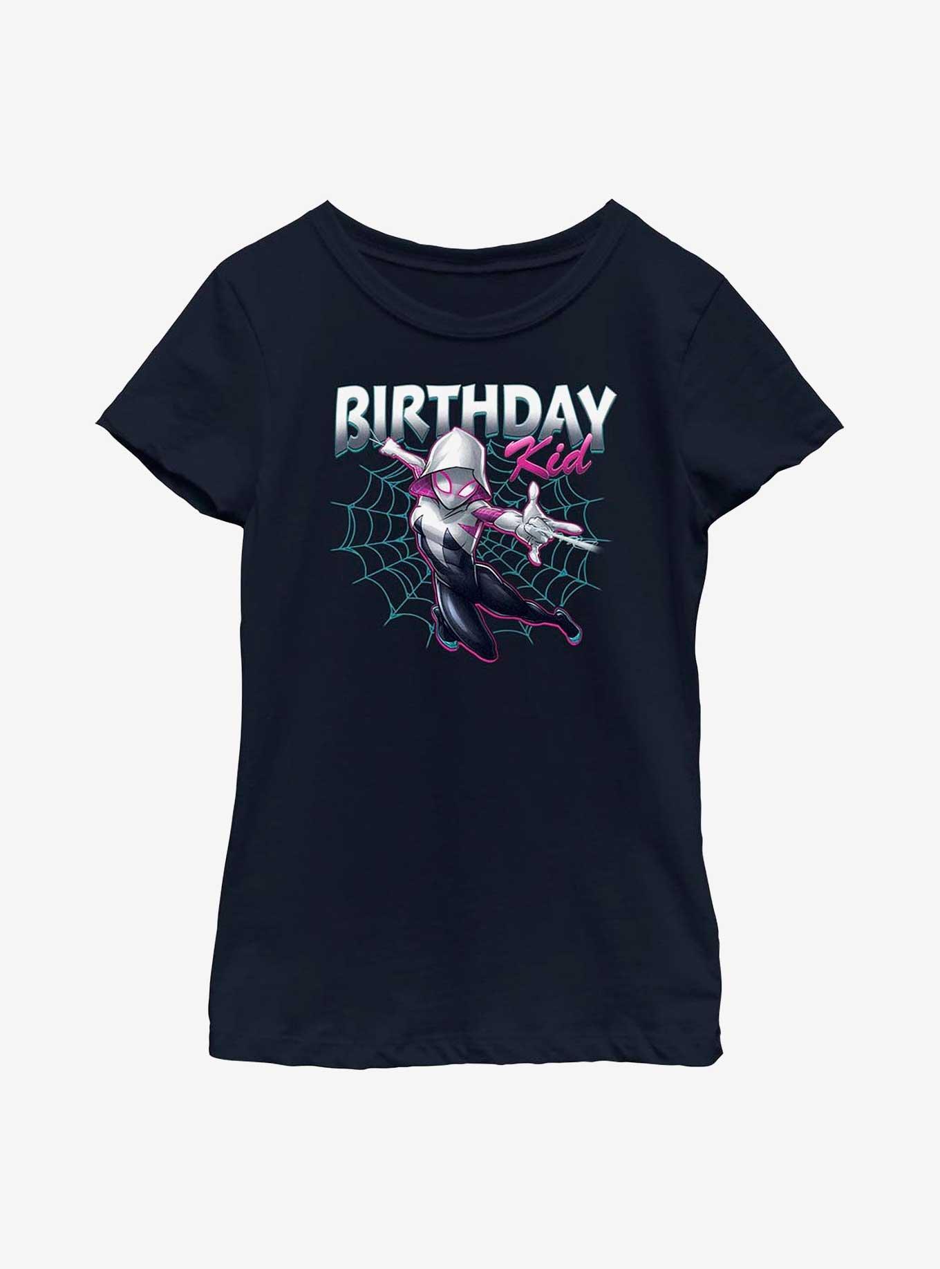 Marvel Spider-Man Spider-Gwen Birthday Kid Youth Girls T-Shirt, , hi-res