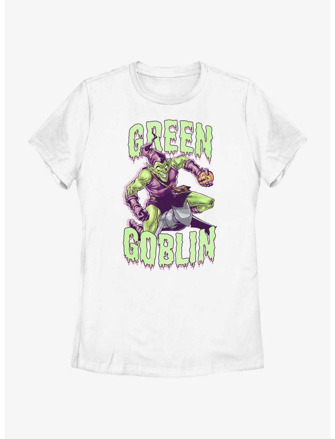 Marvel Spider-Man Green Goblin Womens T-Shirt, WHITE, hi-res