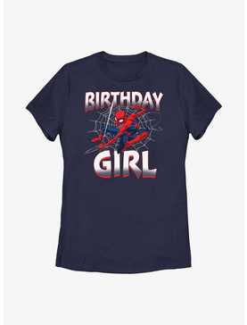 Marvel Spider-Man Web Birthday Girl Womens T-Shirt, , hi-res