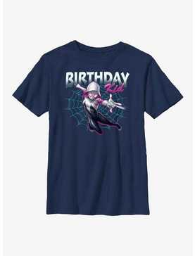 Marvel Spider-Man Spider-Gwen Birthday Kid Youth T-Shirt, , hi-res