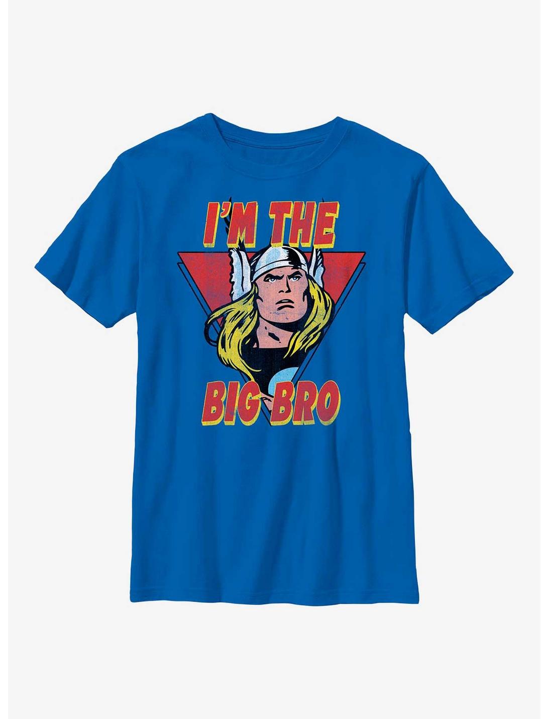 Marvel Thor I'm The Big Bro Youth T-Shirt, ROYAL, hi-res