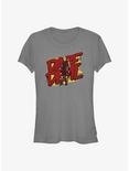 Marvel Daredevil Badge Girls T-Shirt, CHARCOAL, hi-res