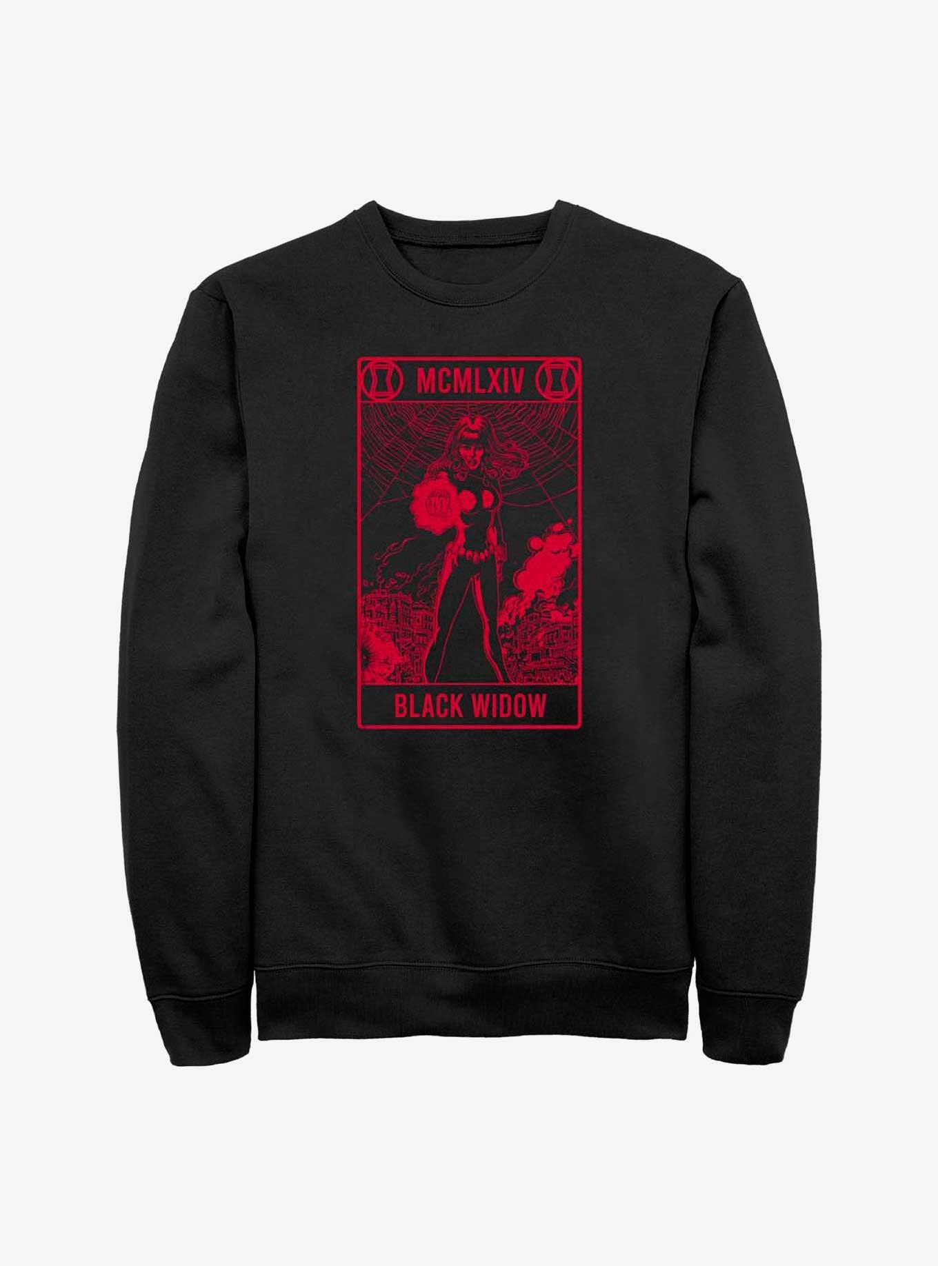 Marvel Black Widow Tarot Card Sweatshirt, , hi-res