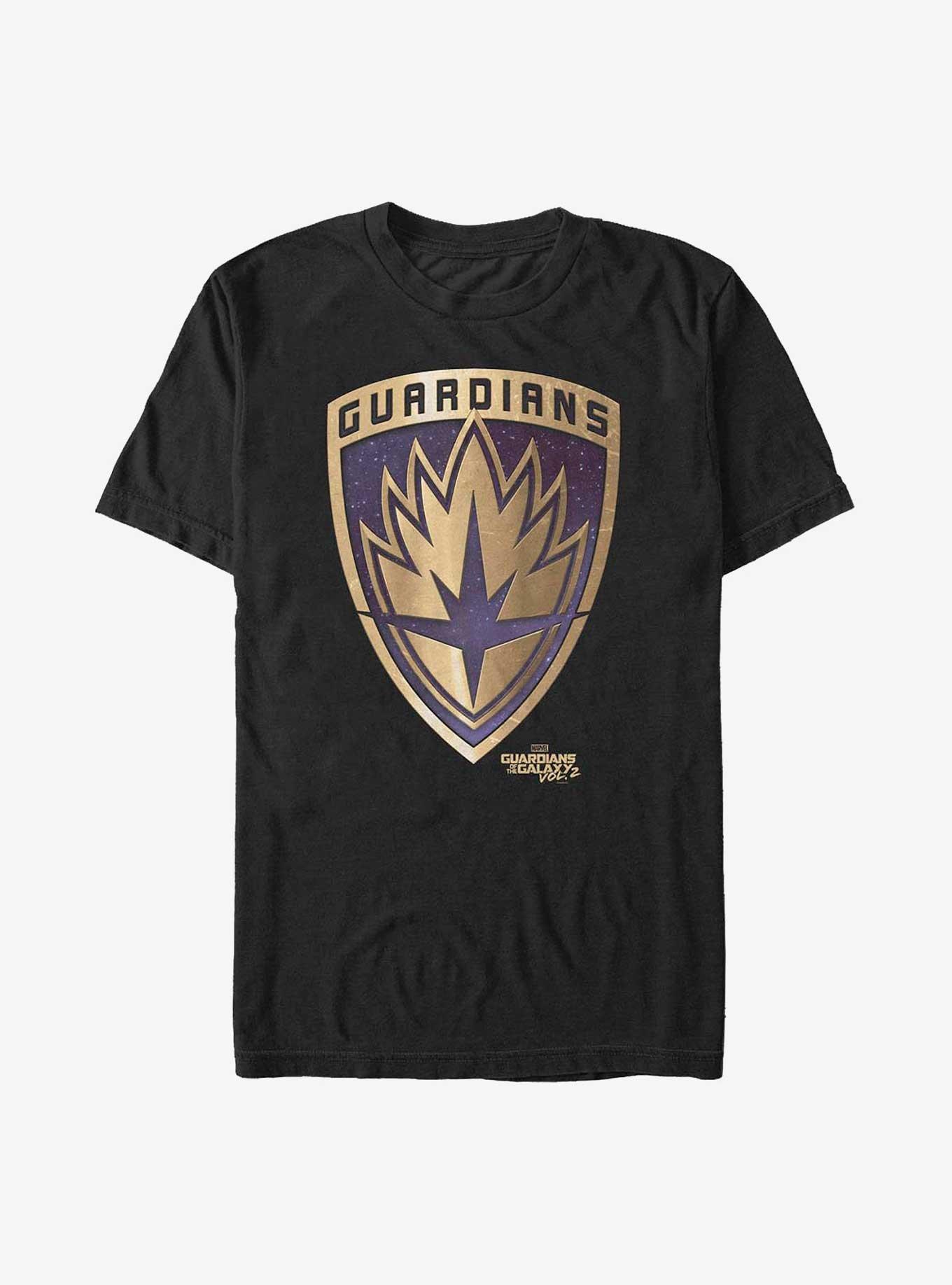 Marvel Guardians of the Galaxy Logo T-Shirt, BLACK, hi-res